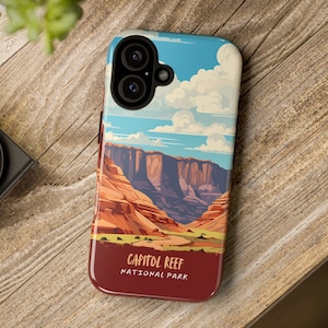 Capitol Reef  National Park Phone Case | Tough iPhone & Samsung Case | Matte or Glossy Finish | Utah Phone Case | National Park Gift
