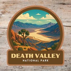 Death Valley National Park Sticker, Laptop Sticker, Cooler Sticker, Water Bottle Sticker, California Sticker, Death Valley Gift
