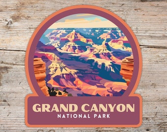 Grand Canyon National Park Sticker, Laptop Sticker, Cooler Sticker, Water Bottle Sticker, Arizona Sticker, Grand Canyon Gift