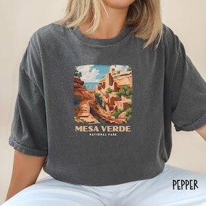 Retro Mesa Verde National Park Comfort Colors Shirt, Mesa Verde National Park T Shirt, Mesa Verde National Park Trip Tee Shirt