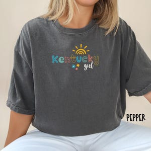Retro Kentucky Girl Shirt, Kentucky T Shirt, Kentucky Trip Tee Shirt, Kentucky Vacation Shirt, Kentucky Gift, Kentucky Comfort Colors