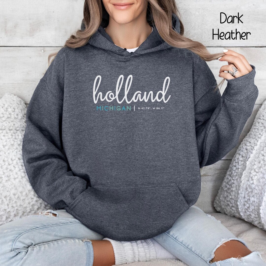 Holland Michigan Hoodie: Cozy Unisex Sweatshirt, Hope College Gift
