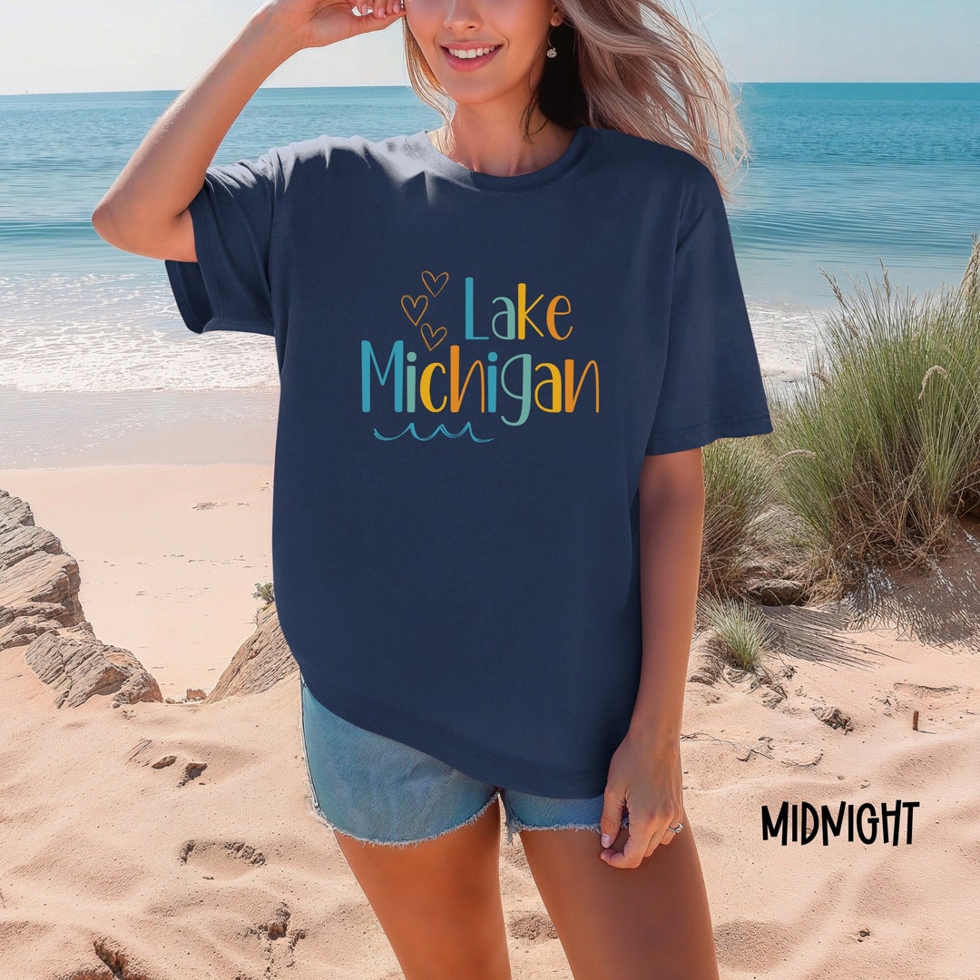 Lake Michigan Shirt, Lake Michigan T Shirt, Lake Michigan Beach Shirt, Lake  Michigan Lover, Lake Michigan Gift, Lake Michigan Summer