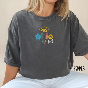 Retro Comfort Colors Ohio Girl Shirt, Ohio T Shirt, Ohio Trip Tee Shirt, Ohio Vacation Shirt, Ohio Gift, Ohio Home Shirt, Ohio Born Girl Tee