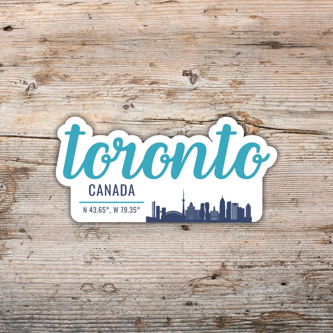 Toronto Sticker Png Toronto Canada Sticker, Modern Script, Waterproof Vinyl Decal - Etsy