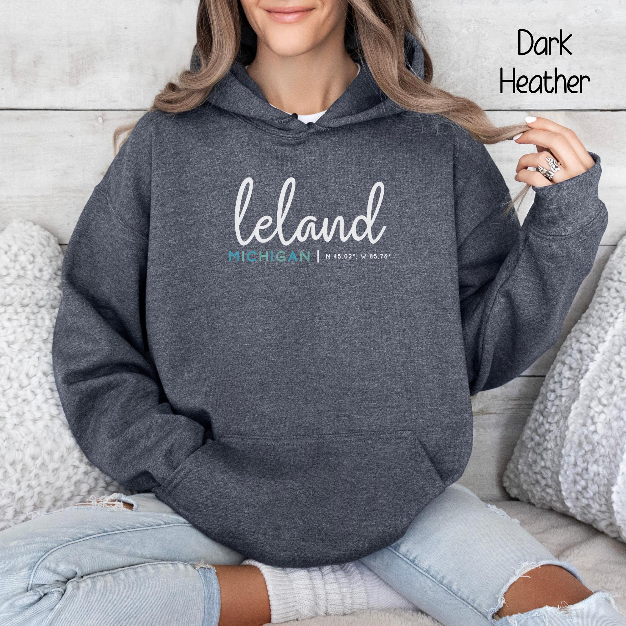 Leland Michigan Hoodie: Fishtown Souvenir Sweatshirt - Etsy New