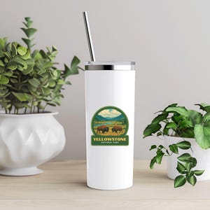 Yellowstone National Park Sticker, Laptop Sticker, Cooler Sticker, Water Bottle Sticker, Wyoming Sticker, Yellowstone Gift image 6