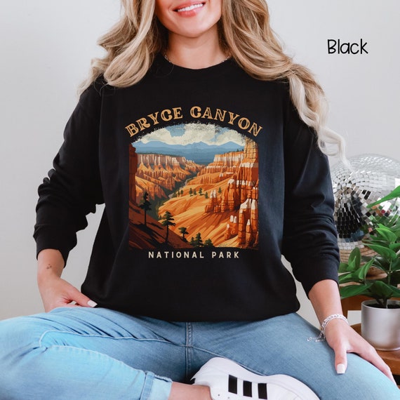 T-shirt Parc National Bryce Canyon - Design Rétro Pour Randonneurs Et Amoureux De La Nature