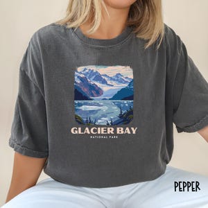 Retro Glacier Bay National Park Comfort Colors Shirt, Glacier Bay National Park T Shirt, Glacier Bay National Park Trip Tee Shirt