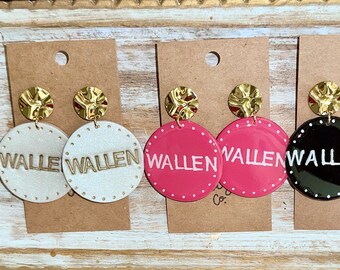 Boucles d'oreilles concert country