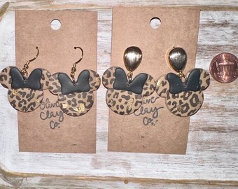 Pendientes Cheetah Minnie / Pendientes Disney / Traje Disney / Mickey