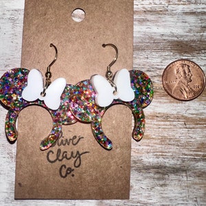 Acrylic Mouse headband Earrings | Disney inspired Earrings | gifts |earrings