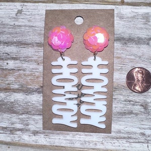 Howdy Acrylic Earrings | Concert Earrings | Country Concert | Concert Outfit