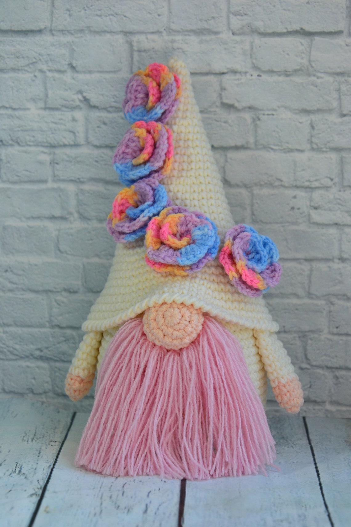 Decorative gnomes flower gnome rainbow gnome birthday gift  etsy