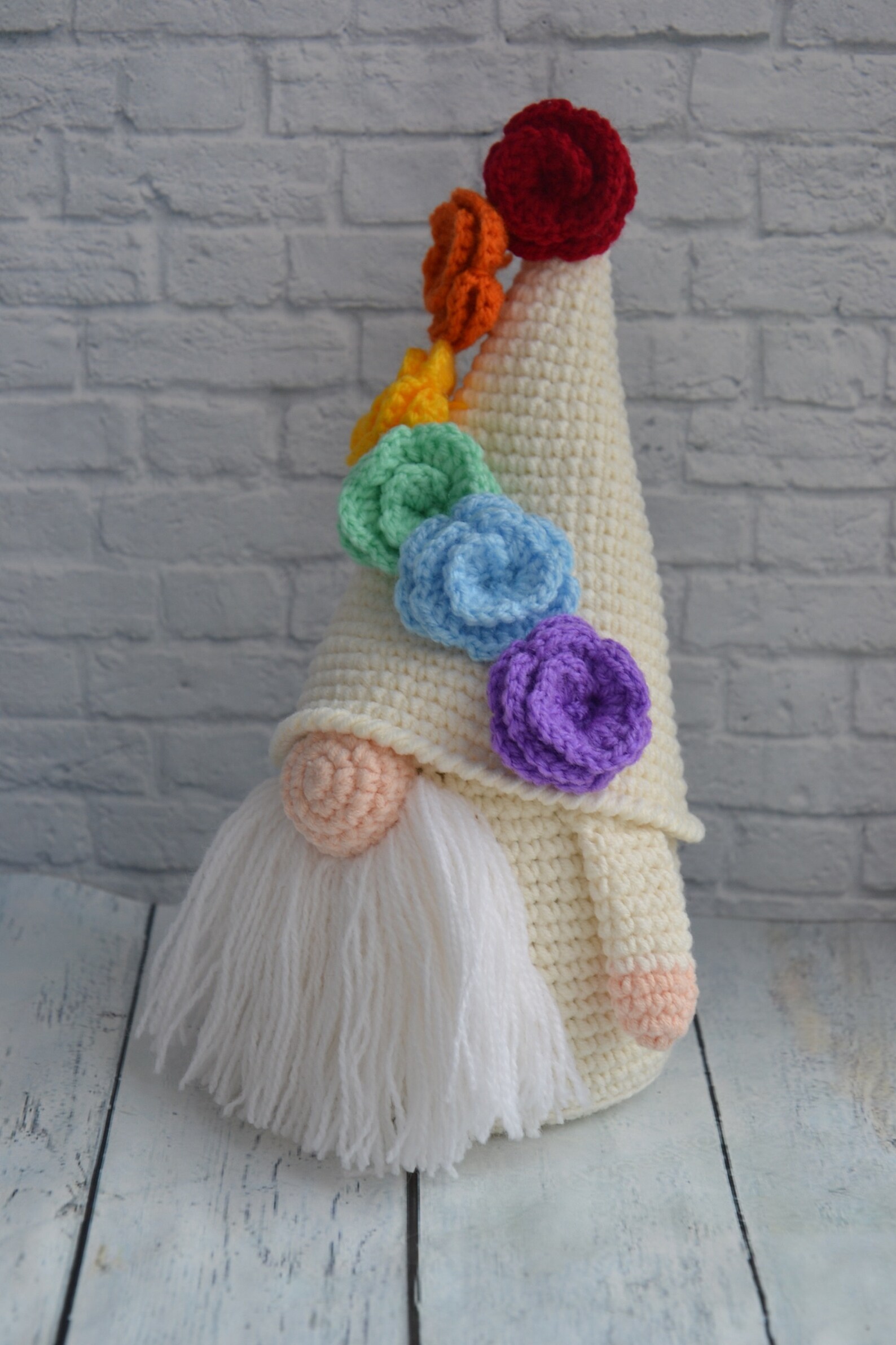 Flower gnome crochet pattern Gnome patterns pdf Etsy