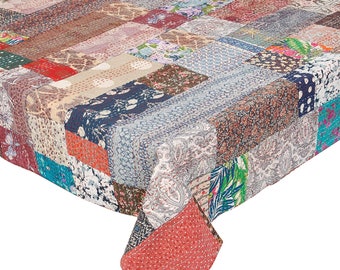 Indien vintage Kantha Quilt Boho Patchwork Quilt Courtepointes faites à la main Boho King Size Literie Jeter Couverture Couvre-lit Hippie Courtepointes À Vendre