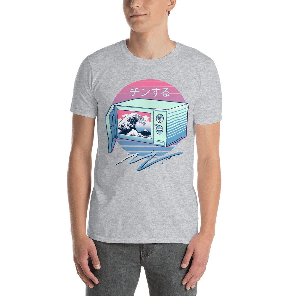 マイクロウエーブ　microwave Tシャツ The Micro Wave - Etsy
