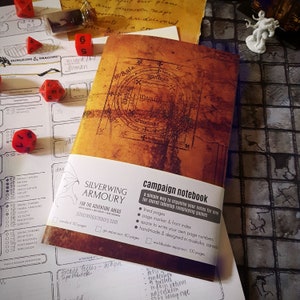 CADERNO DE CAMPANHA / Livro de Magias Antigo / Pathfinder RPG / DND 5e / Páginas pontilhadas, com gráficos ou pautadas
