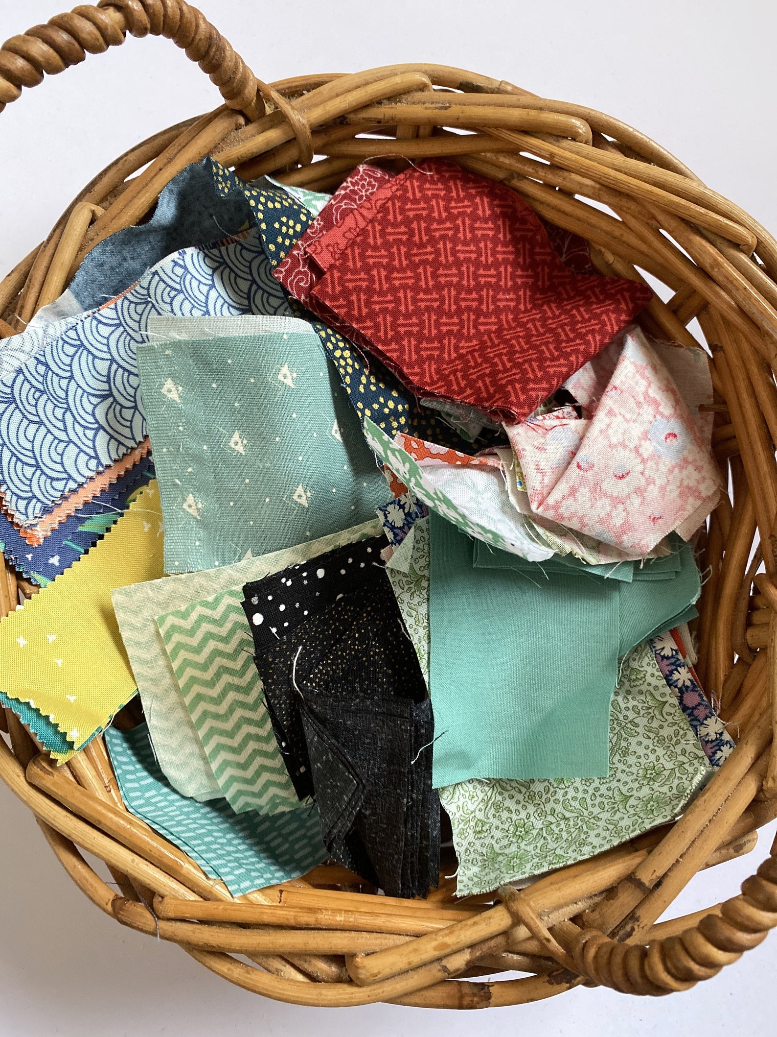 Quilting Fabric Scrap Bag 11 Etsy