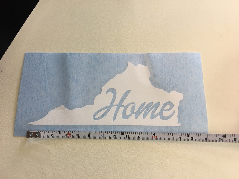 Virginia Home window decal
