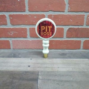 New Jersey Beer Co Pit Boss Double India Pale Ale Vintage Beer Tap Handle