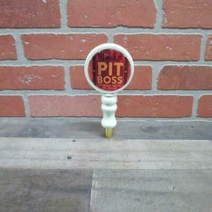 New Jersey Beer Co Pit Boss Double India Pale Ale Vintage Beer Tap Handle NJ Beer Company North Bergen, New Jersey