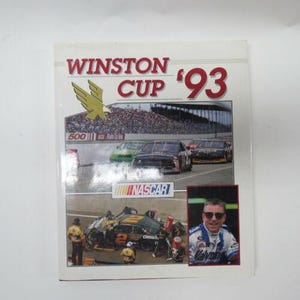 Programma con copertina rigida Vintage NASCAR Winston Cup 1993