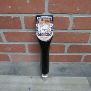 Big Muddy Brewing Murphysboro Smoked Amber Ale Kegerator Beer Tap Handle