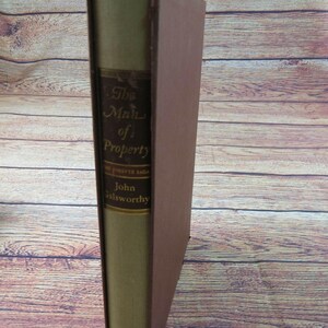 Heritage Press 1964 Publication John Galsworthy The Man Of Property Slipcover HC