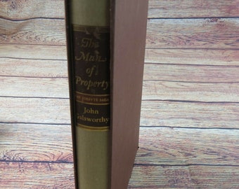 Heritage Press 1964 Publication John Galsworthy The Man Of Property Slipcover HC