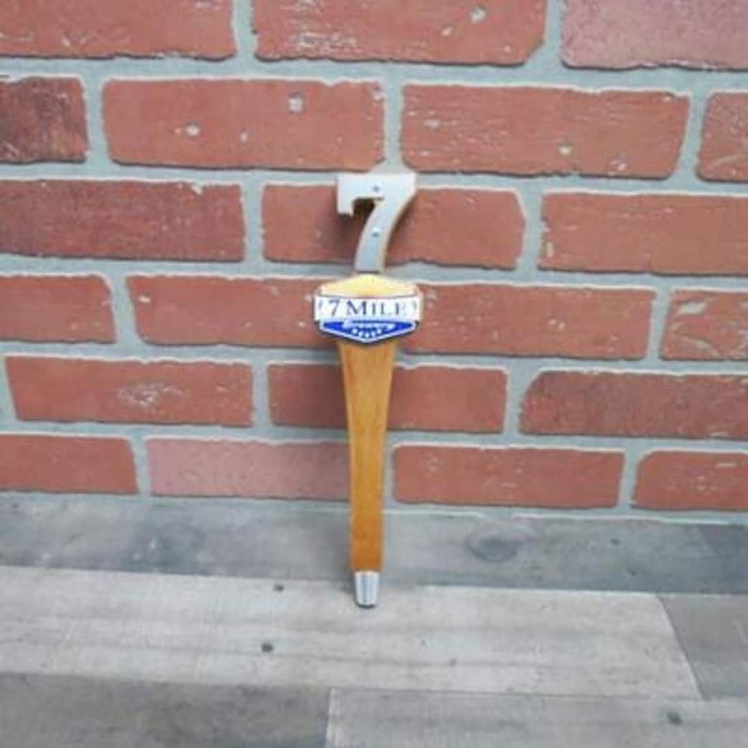7 Mile Brewery Vintage Kegerator Beer Tap Handle for Home Bar Etsy