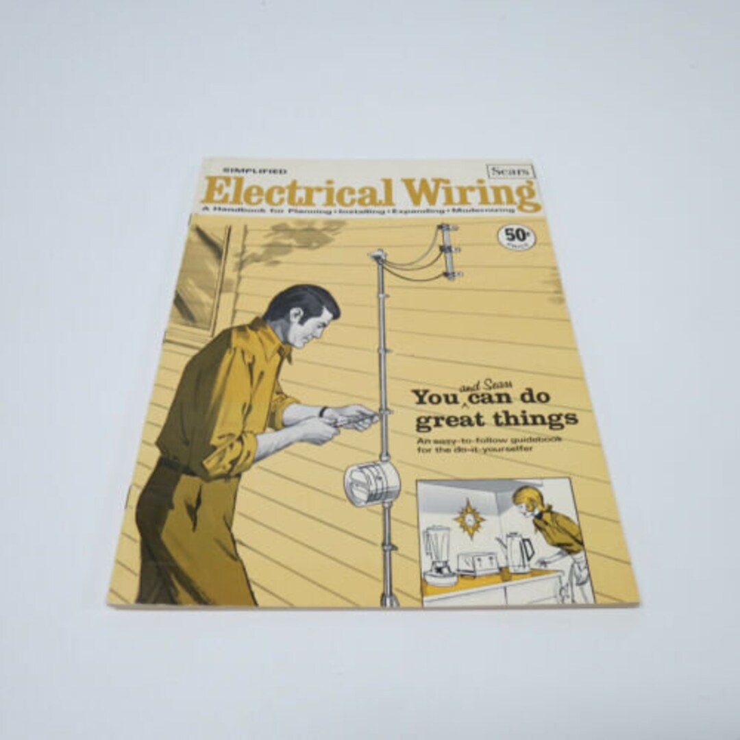 Vintage 1969 Sears Roebuck Electric Wiring Handbook Etsy