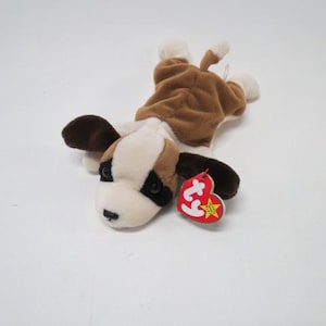 Ty Original Beanie Baby BERNIE St Bernard Dog 1996 With Tag