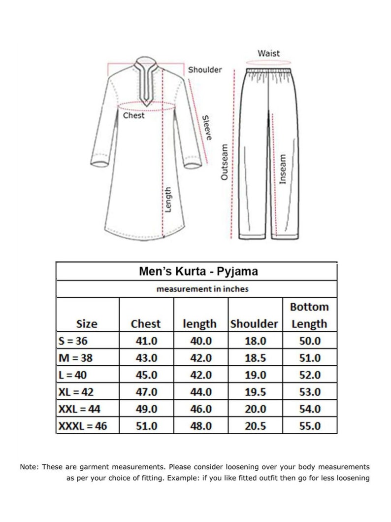 Mens Kurta Pajama Indian Wedding Party Wear Embroidery Kurtas, Festive Wear Gift Kurta South Asian Traditional Wear Kurtas,Reception Wear image 5