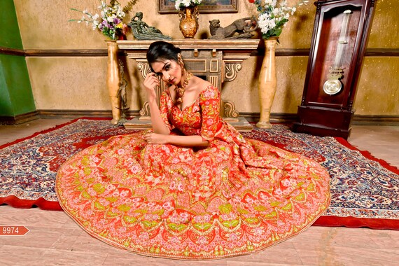 Heavy Bridal Lehenga Choli For Women Latest Designer Etsy