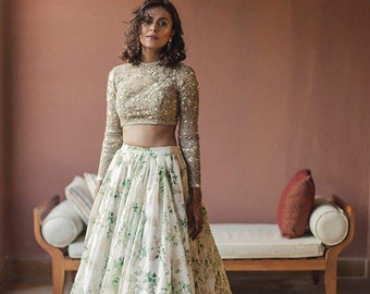 simple ghagra for wedding