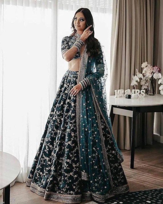 Party wear gown clearance lehenga