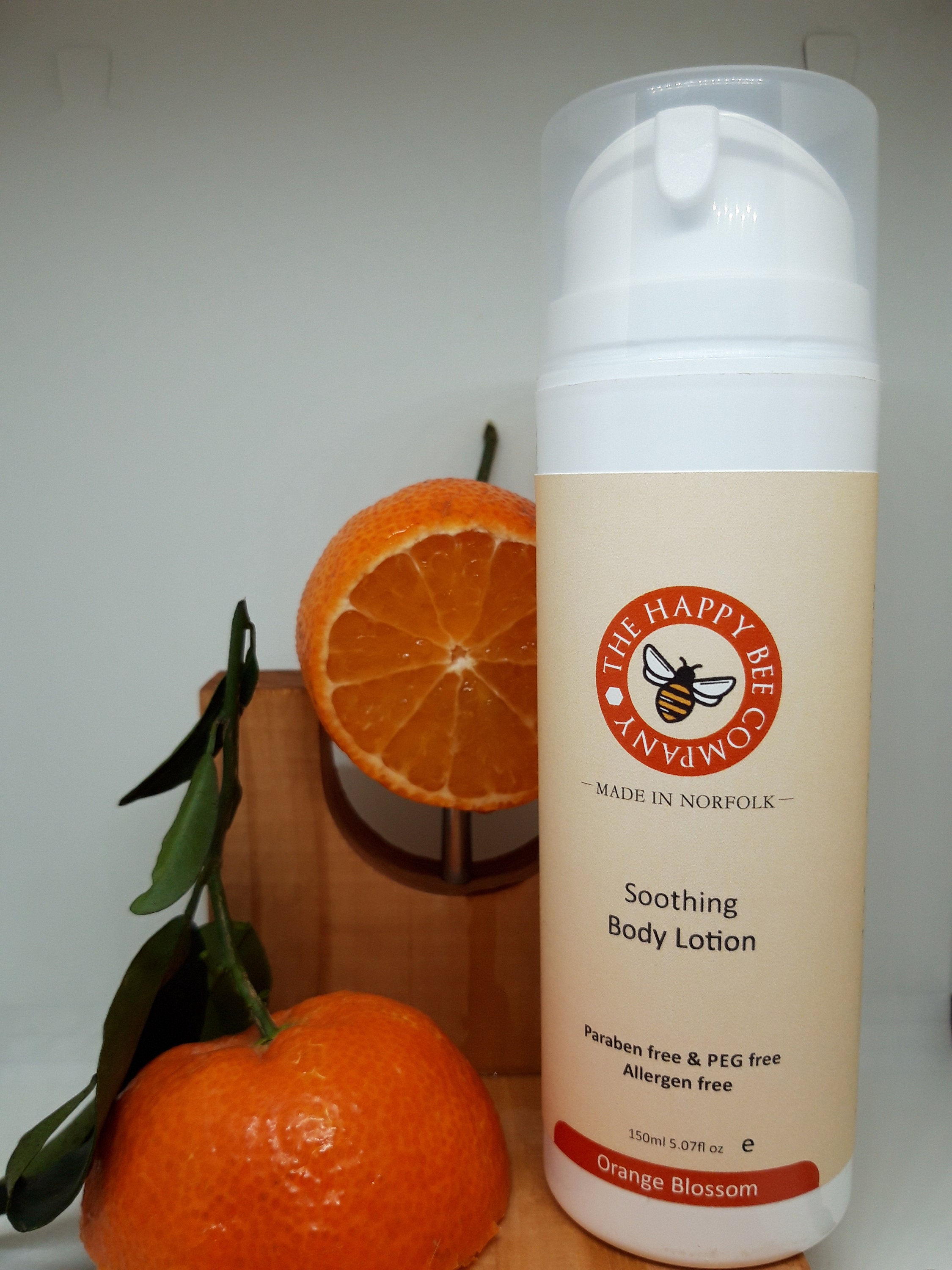 Body Lotion Orange Blossom Uplifting Fragrance Etsy