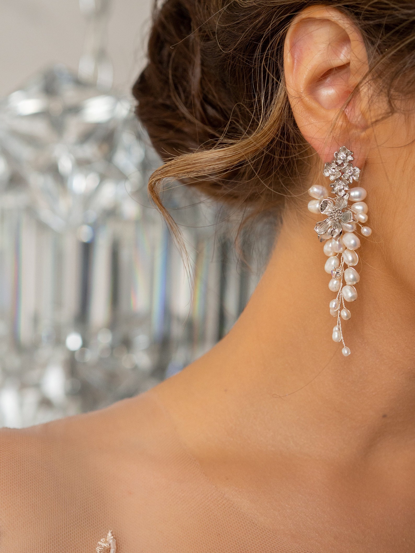 Boho wedding earrings Boho bridal earrings Bridal earrings Etsy