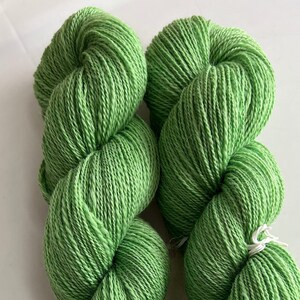 Handspun Yarn: Demeter Green