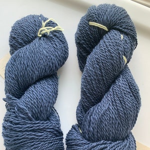 Handspun Yarn: Slate Blue