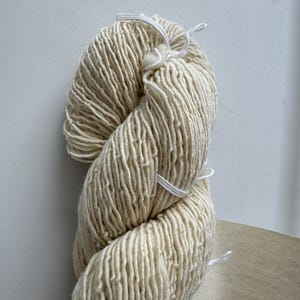 Handspun Yarn: Natural Columbia
