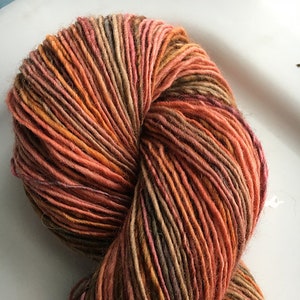 Handspun Yarn: Polwarth Into the Woods