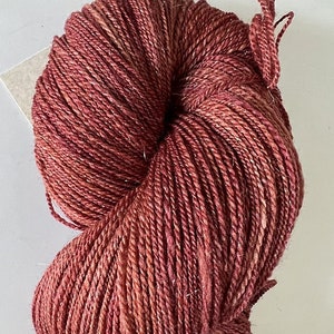 Handspun Yarn: Rust