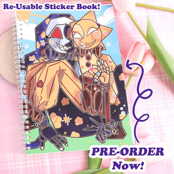 PRE-ORDER - Sun and Moon Reusable Sticker Book