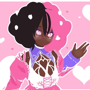3DVtuber  Magical Girl | Ready to Use | Pre-made vroid model|