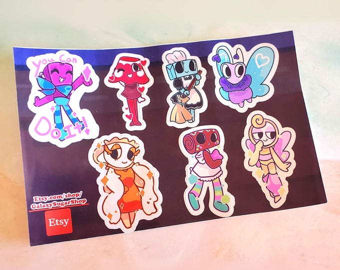 Dandys World Sticker Sheet - Etsy