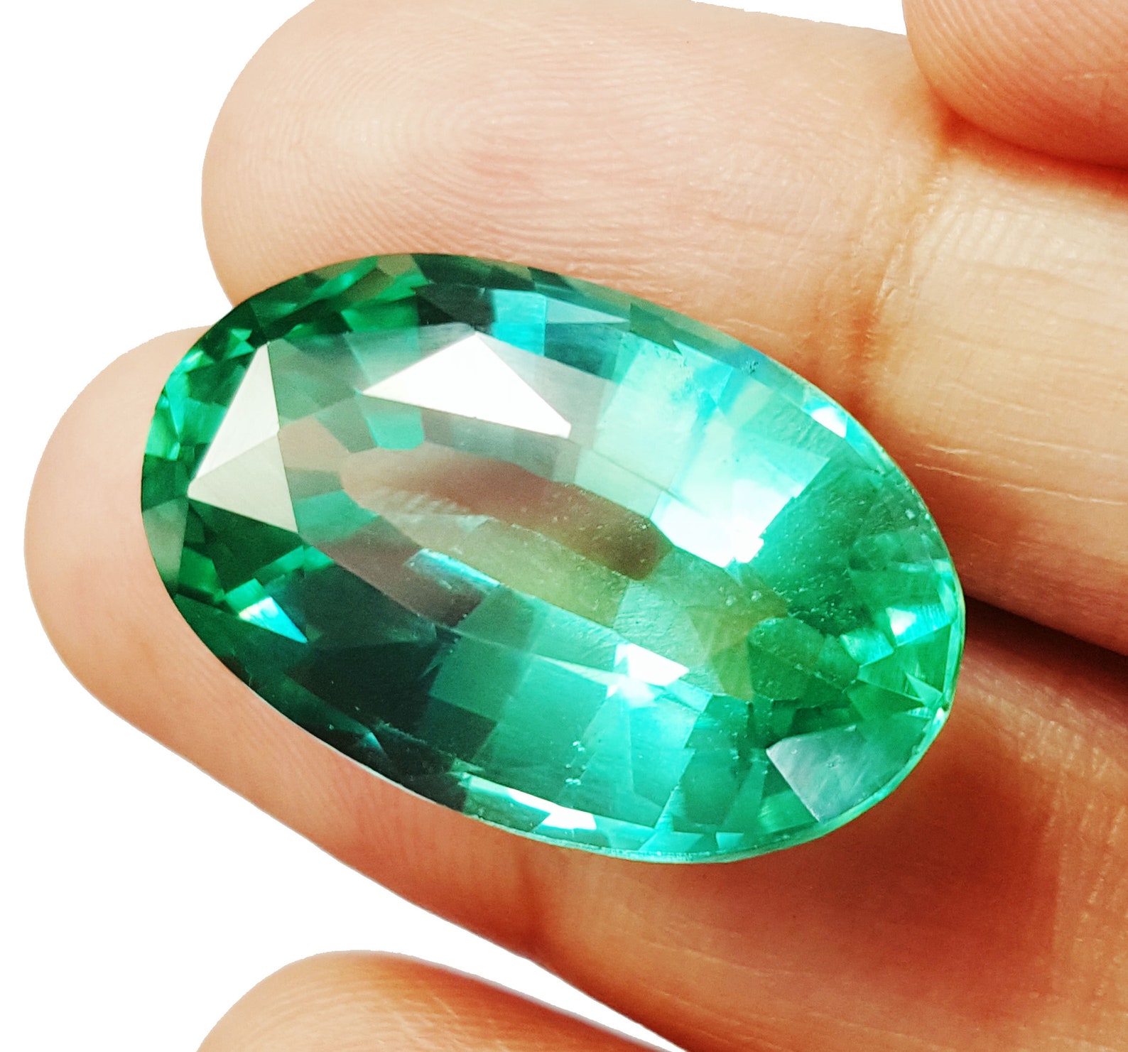 Natural Paraiba Tourmaline 30.82 Ct Loose Gemstone Oval Shape Etsy