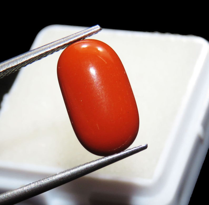 Natural Certified Moonga 5.22 Ct Loose Gemstone Coral