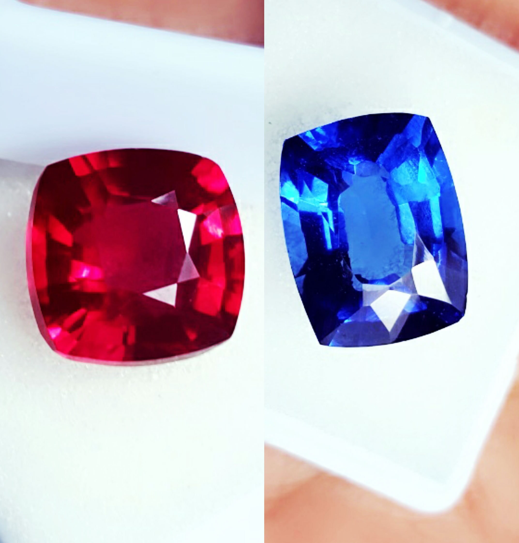 Mixed Shape Natural Sapphire & Ruby Certified Loose Gemstone Etsy